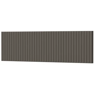 Фасад комода Лион Висла 79.6x22x1.6 см МДФ цвет темно-серый