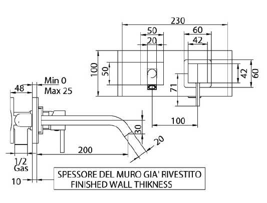 751120SN00 Смеситель Bandini Ice Cube Santreyd - Вид №1