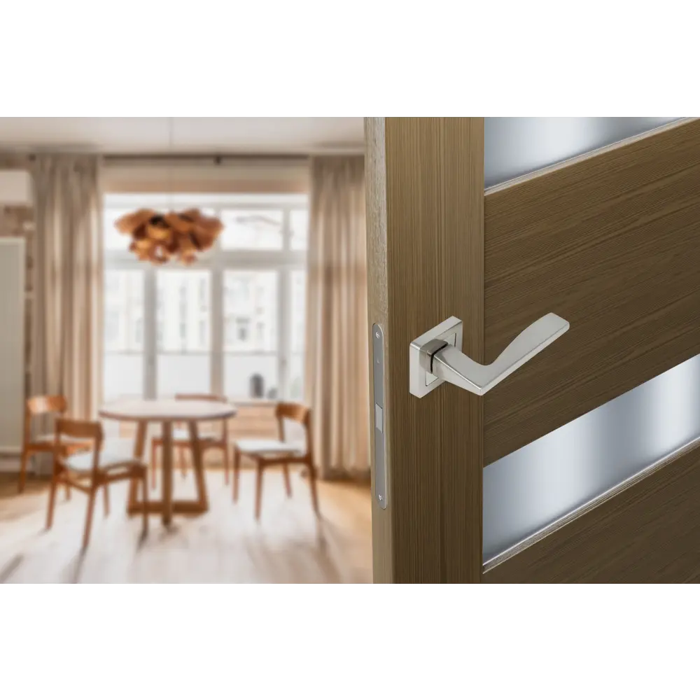 EDSON Дверные ручки EDS-142H-Q1 в стильном никелевом исполнении 85168731 STLM-0059352 - Вид №9