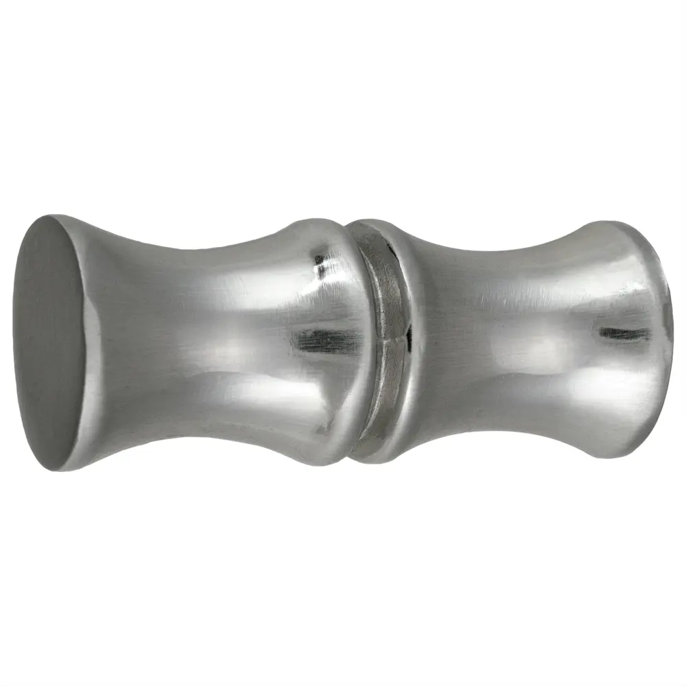 Мебельная ручка-кнопка Jet 159 ЦАМ цвет никель STLM-2119948