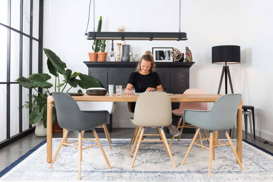 Кресло Albert Kuip светло-серое Zuiver 1200133 - Вид №13