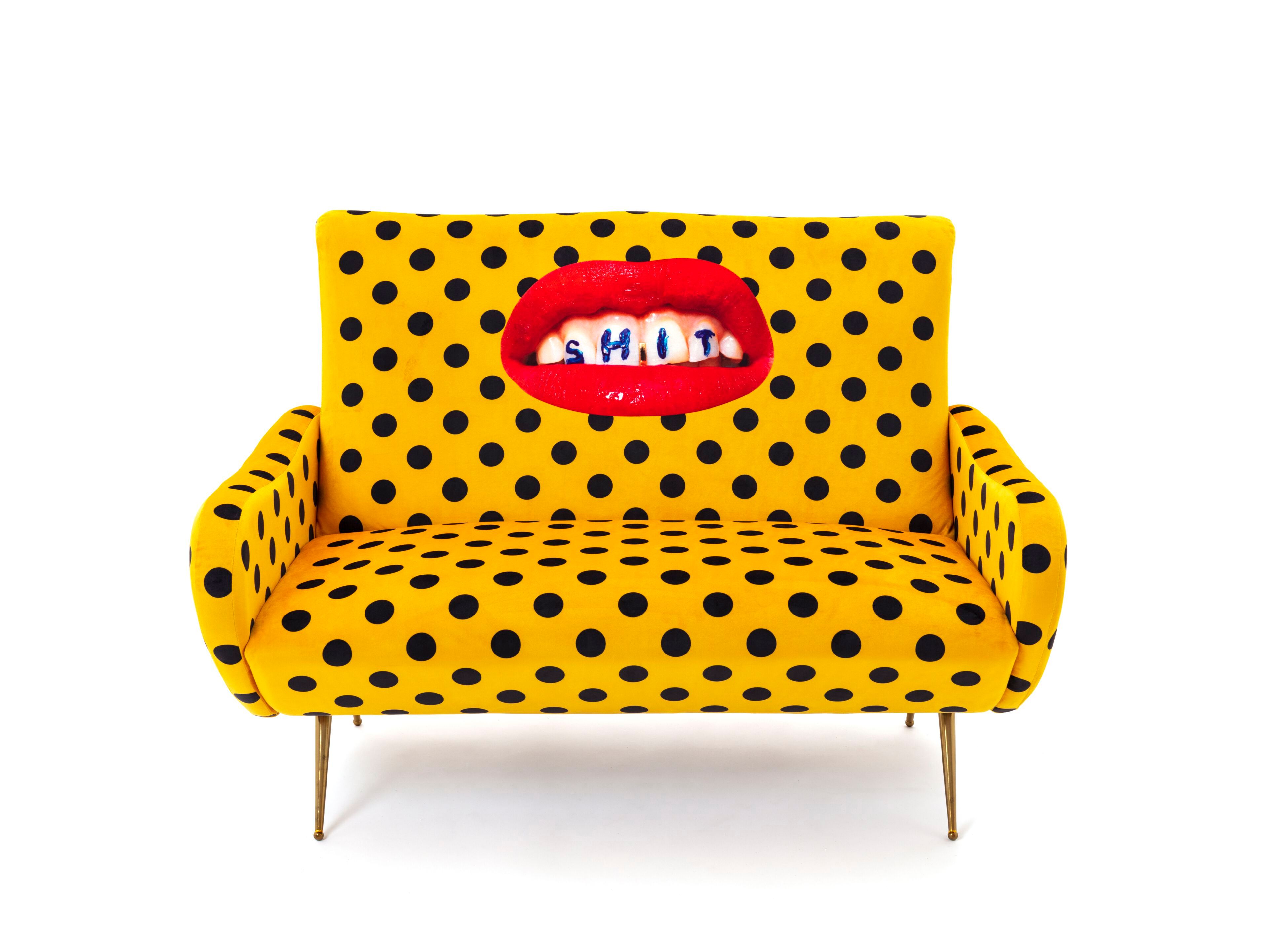 2-местный деревянный диван Seletti Seletti wears Toiletpaper ARCH-00065740