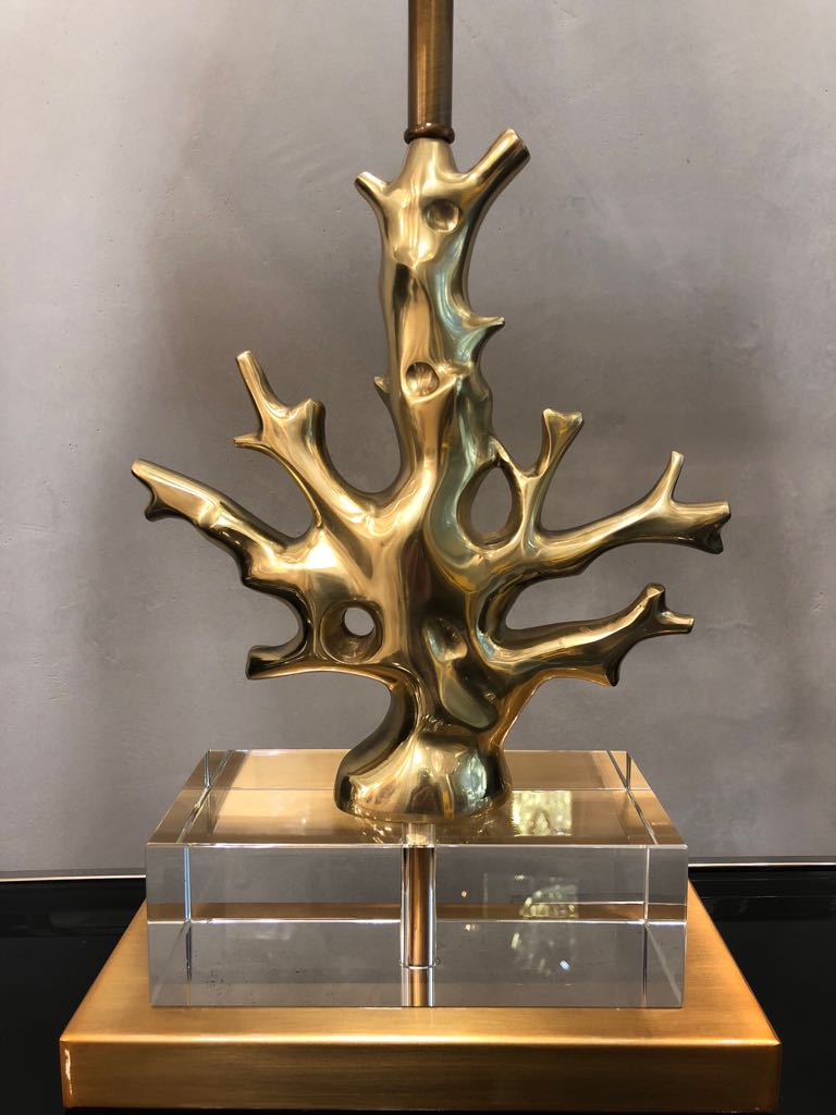 Настольная лампа BT-1004 brass от Delight Collection DELIGHT COLLECTION ФЛОРИСТИКА 244905 Прозрачный;серебро  - Вид №4