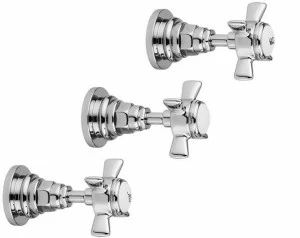 Rubinetteria Giulini Смеситель для душа на 3 отверстия с переключателем Kensington 3715w2