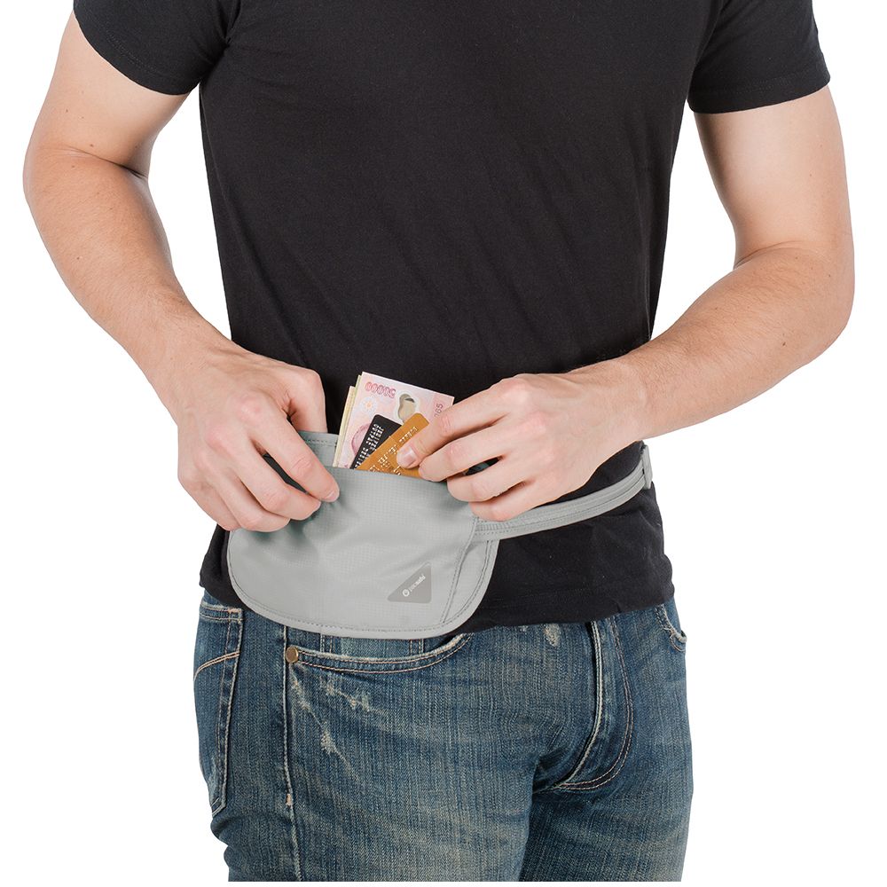 10153100 Сумка-кошелек на пояс 10153 X100 Anti-theft RFID Blocking Waist Wallet PacSafe Coversafe  - Вид №2