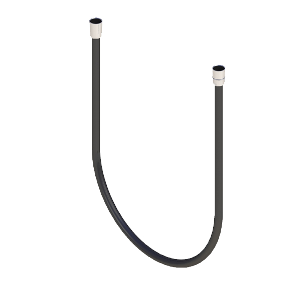 81039 Душевой шланг черный HORUS Range Equinox316 