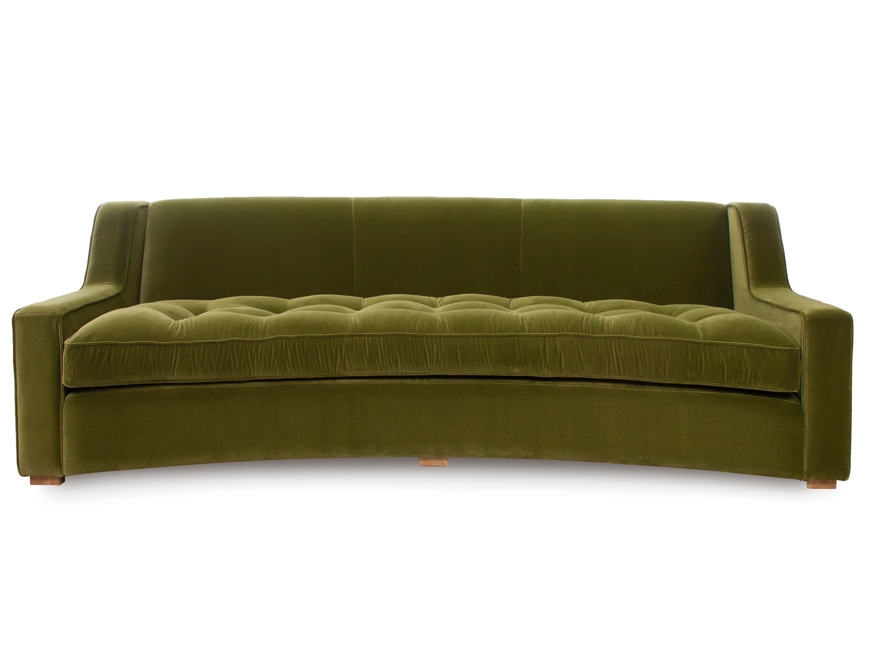 Изогнутый капитонный диван CREARTE COLLECTIONS круглый ARCH-00038444