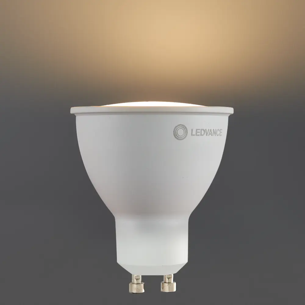 Лампа умная светодиодная Ledvance Smart Plus GU10 220-240 В 5 Вт спот матовая 350 лм, изменение цвета RGB 84515118 STLM-2044059  - Вид №2