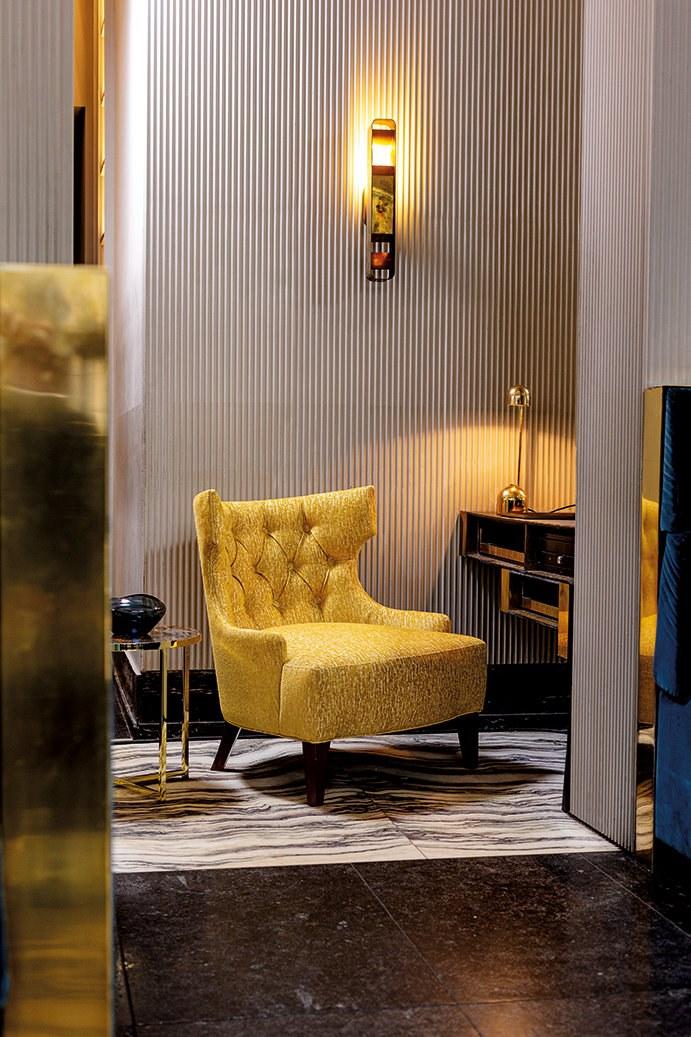 Tirolo Стеганое кожаное кресло с подлокотниками Devon 049 p - Вид №3