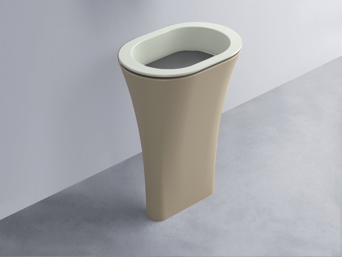 AMLA65-PM+AMPILO-CM+AMCOLO-AV Раковина Amedeo Ovale отдельностоящая cielo Enjoy + Amedeo Ceramica Cielo