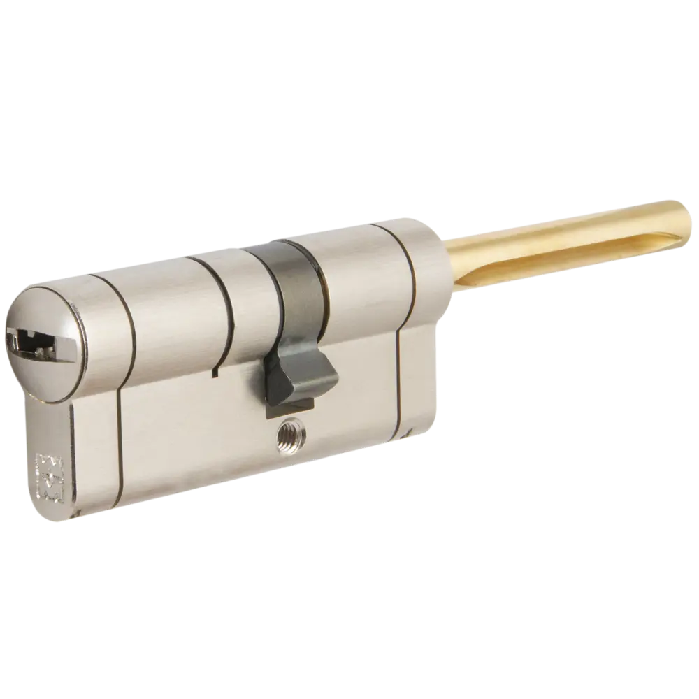 Цилиндр Mottura Champions 31 C31P413101C5, 36x10x26 мм, ключ/шток, цвет матовый никель, без вертушки STLM-2062131