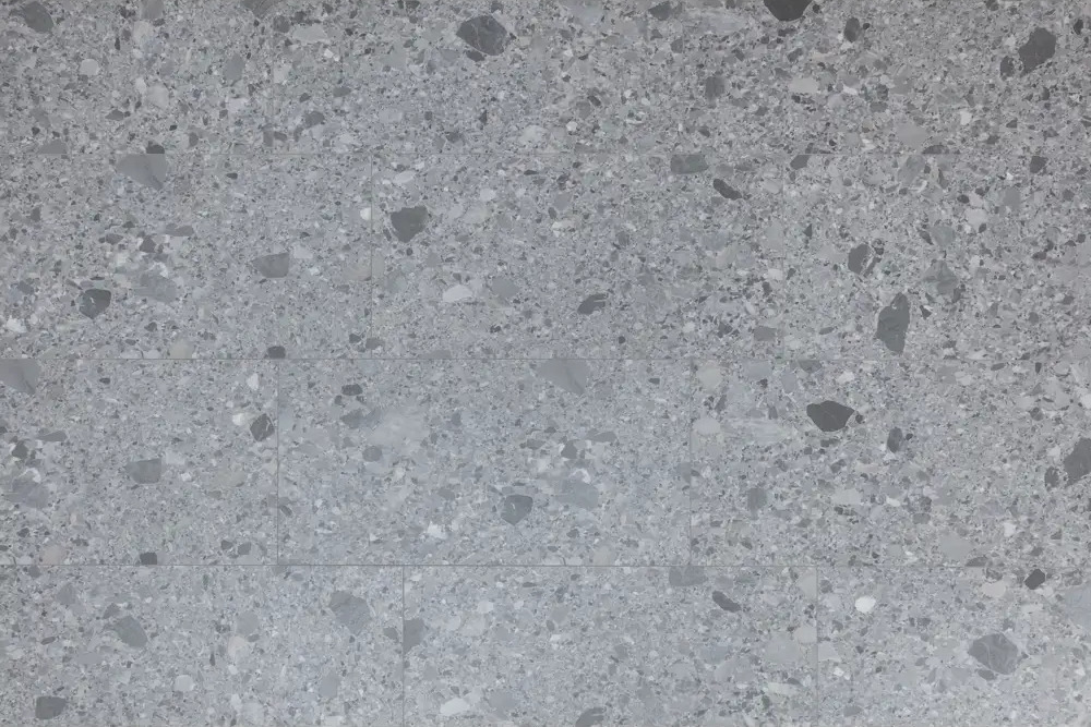 91432001 SPC плитка Bonkeel Tile Grigio Terrazzo 34 класс толщина 4 мм 2.23 м², цена за упаковку STLM-0889519