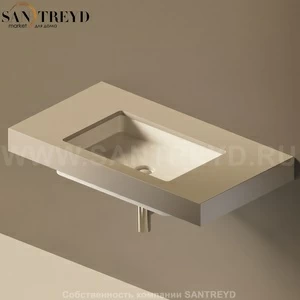 Flaminia FLYMAX Столешница с отверстием под раковину от 100 до 250 см серая FY60SP.1019