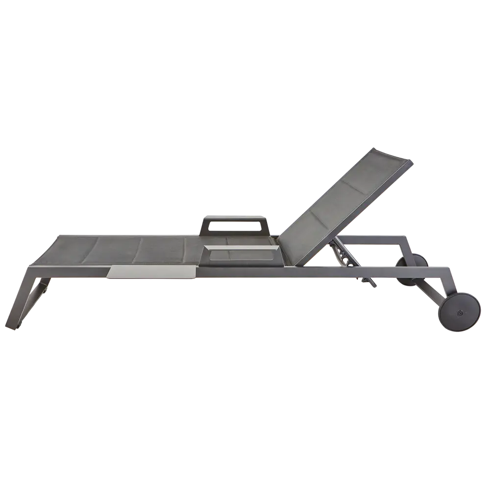 Шезлонг Naterial Odyssea II 222x87.5x64 см алюминий/текстилен серый 84494105 STLM-2087687  - Вид №12