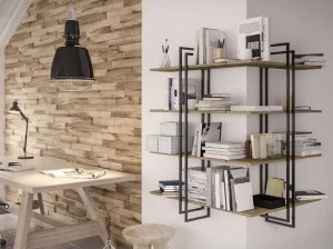 Damiano Latini Подвесной угловой книжный шкаф