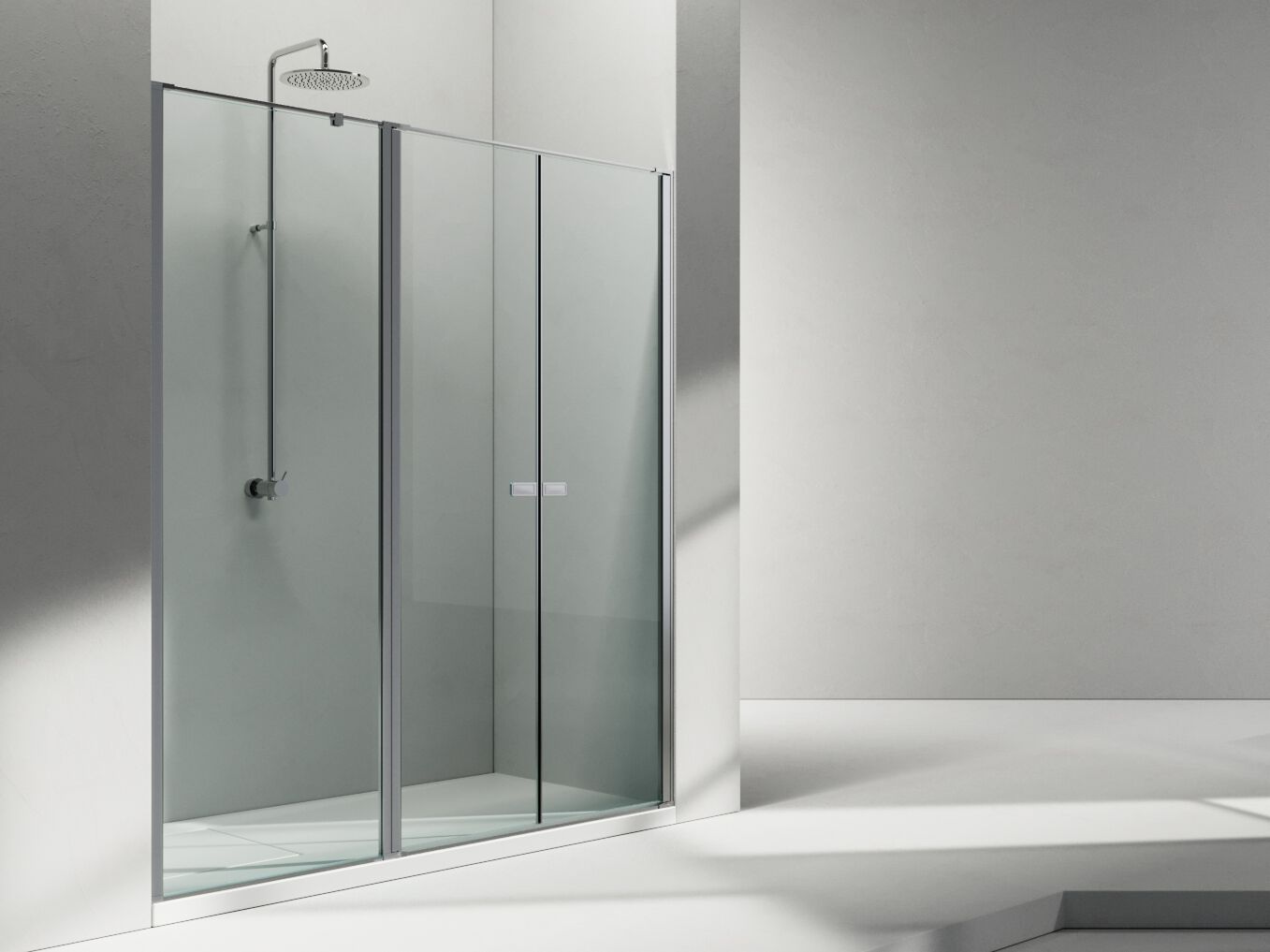Душевая кабина в нише с распашной дверью Vismaravetro LINK ARCH-00139805 - Вид №2