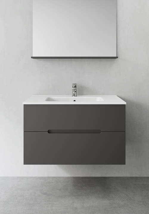1390111 Шкаф Для Умывальника Sun Antracit 900 Hafa  Антрацитовый 