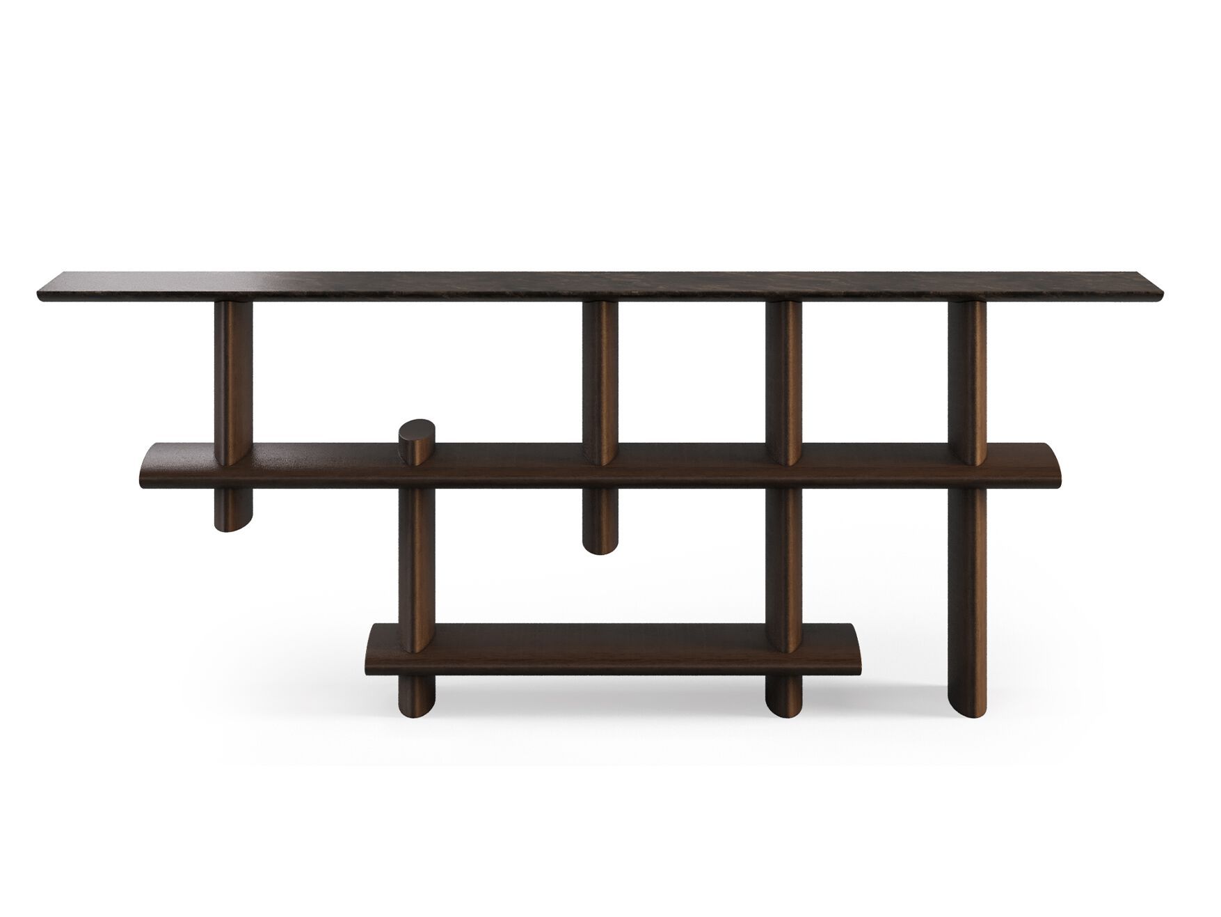 Садовая консоль из ироко и мрамора Myface Terra Preta ARCH-00001690