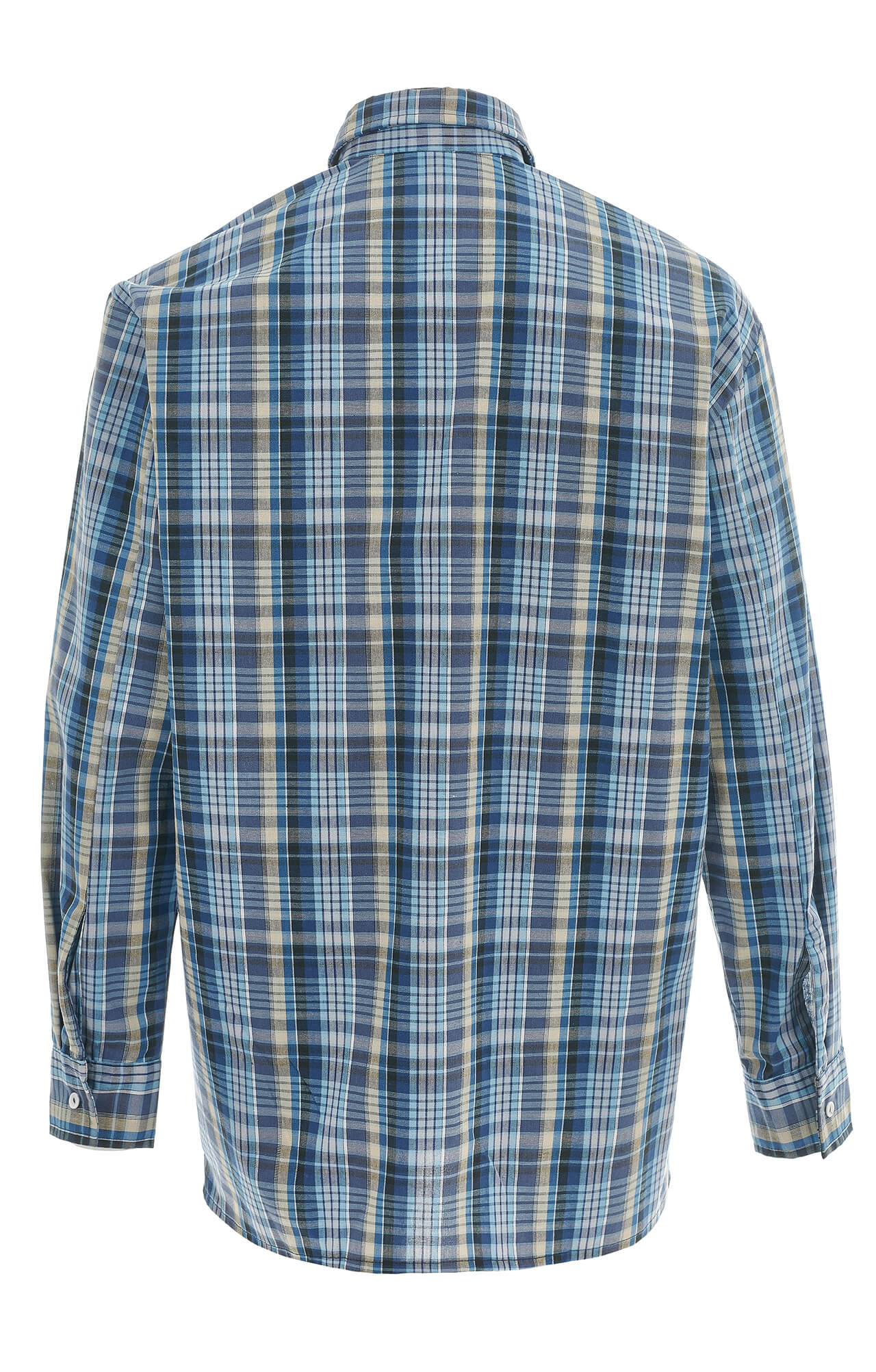 69158 Сорочка рабочая синяя  Толстовки, рубашки, футболки, тенниски размер 60-62 Спецодежда  - Вид №1