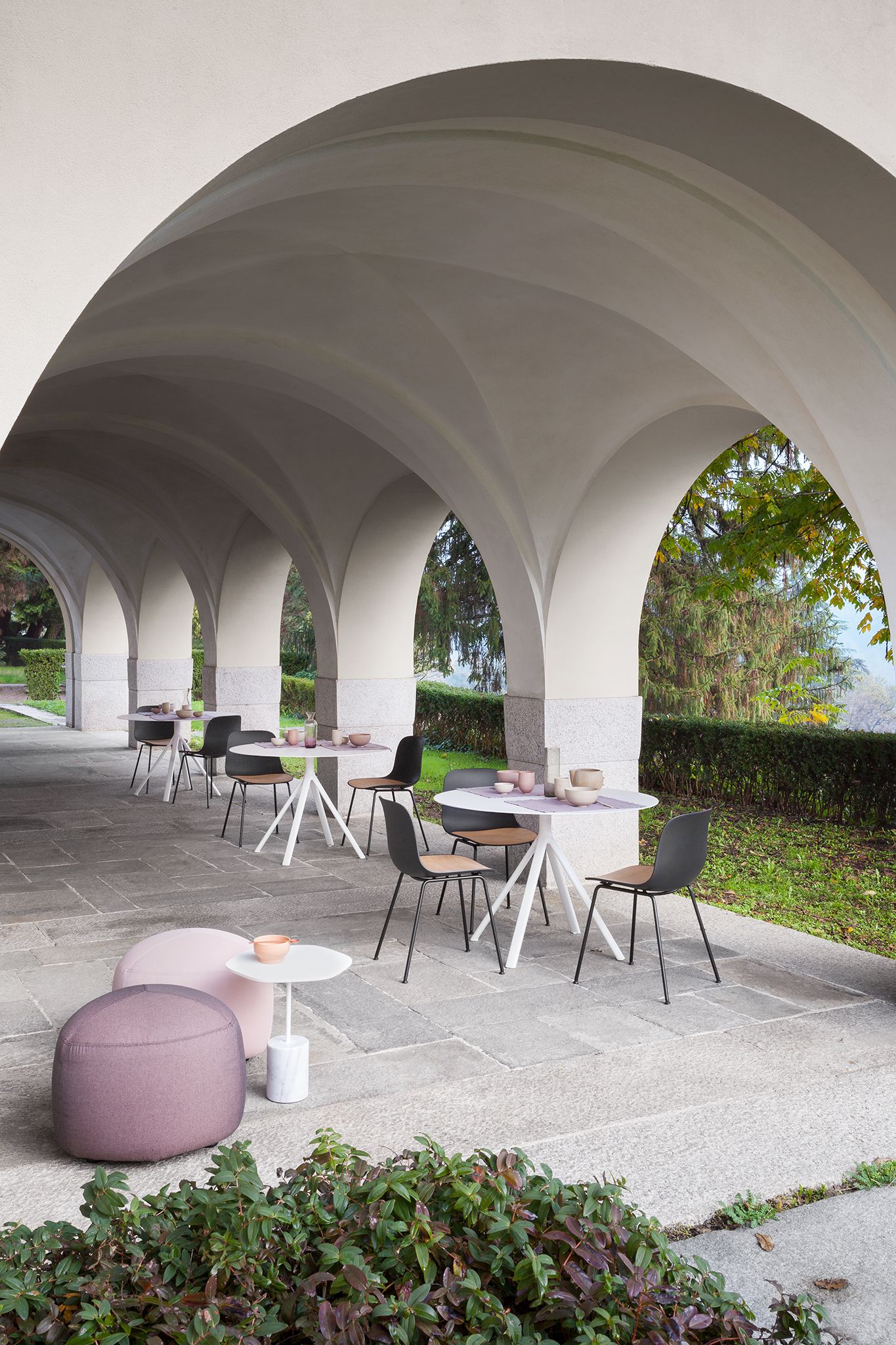 Круглый садовый стол Lapalma FORK OUTDOOR ARCH-00127983