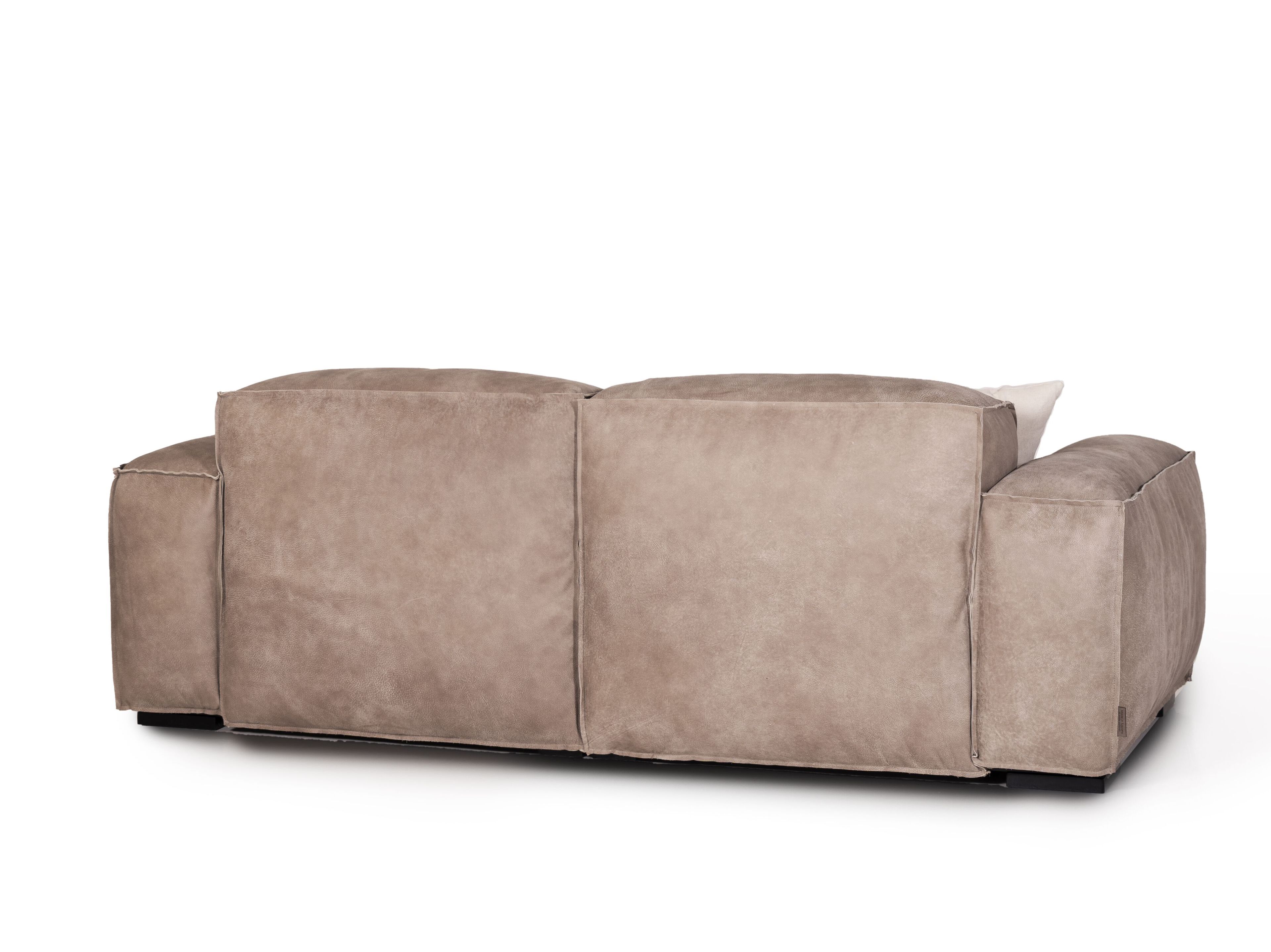 2-местный секционный диван из кожи Бронко Mantellassi 1926 Placido ARCH-00125583 - Вид №5