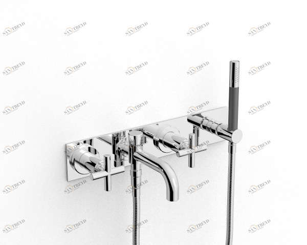 4700 GVI-130 Смеситель для ванны Zazzeri 4700GVI130