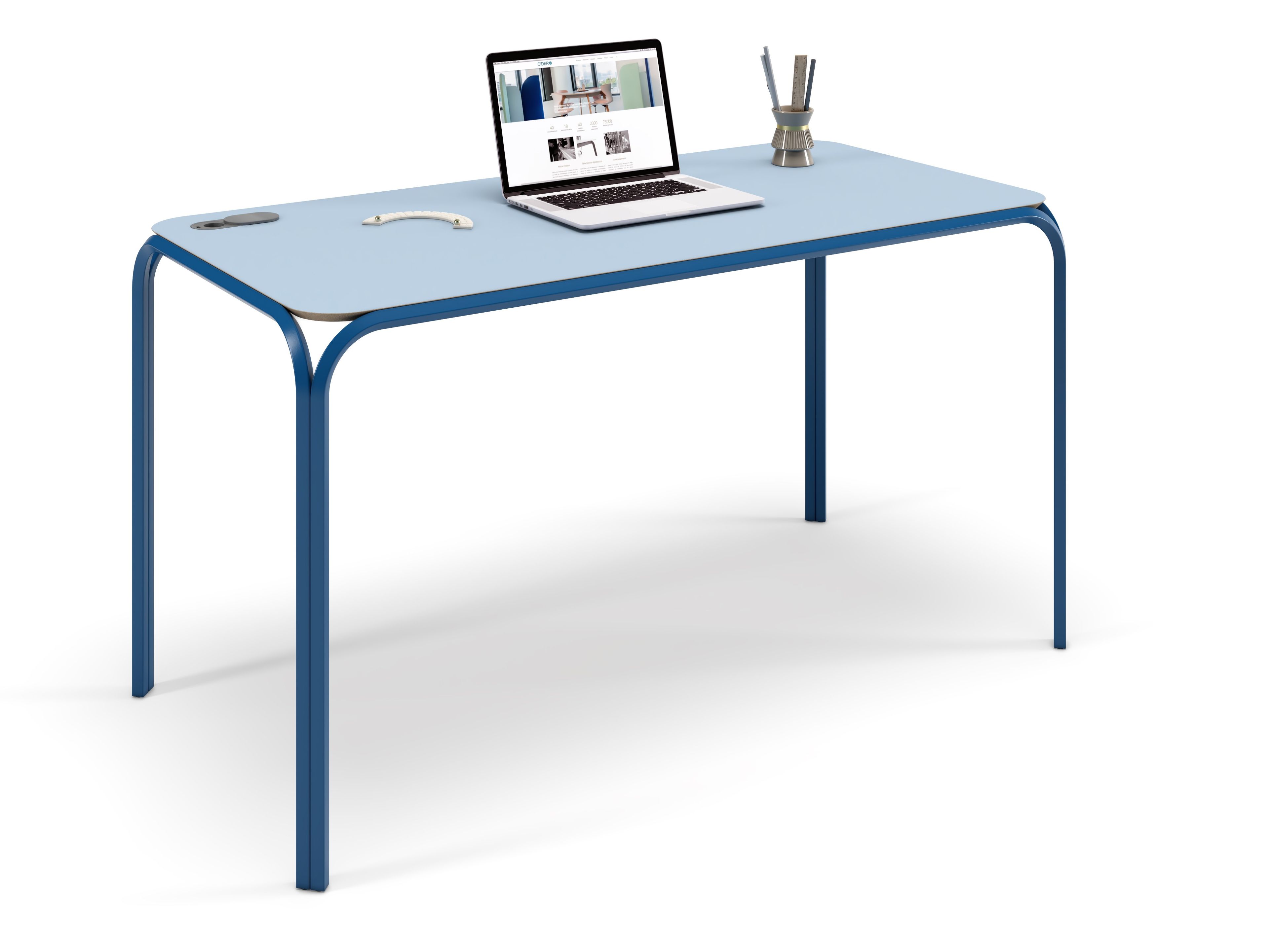 Прямоугольный рабочий стол с системой люверсов Cider Edition Bended ARCH-00076466