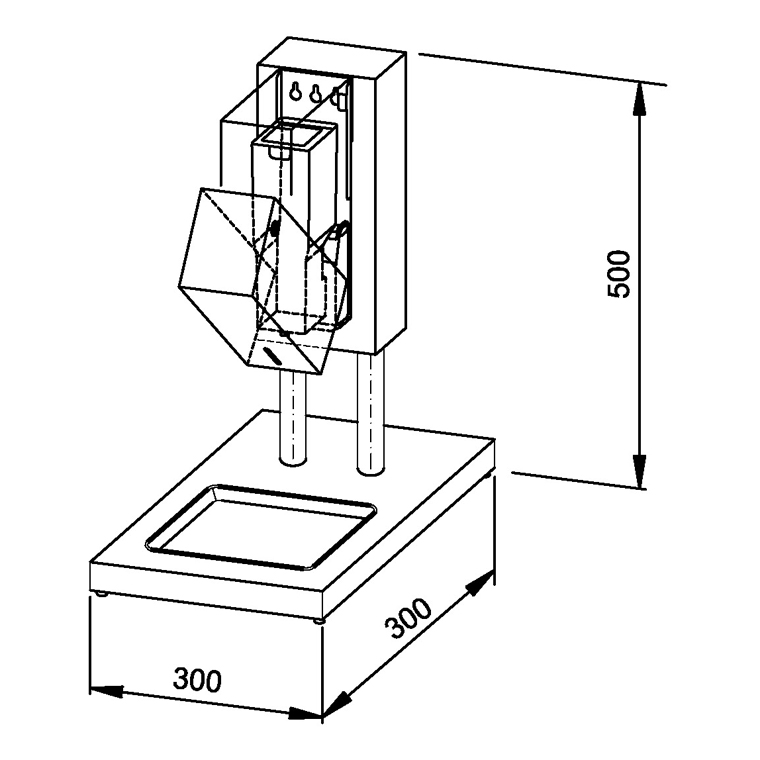 727371 Гигиеническая станция настольная модель WP102e-7T WAGNER_EWAR A-LINE Wagner Ewar  - Вид №1