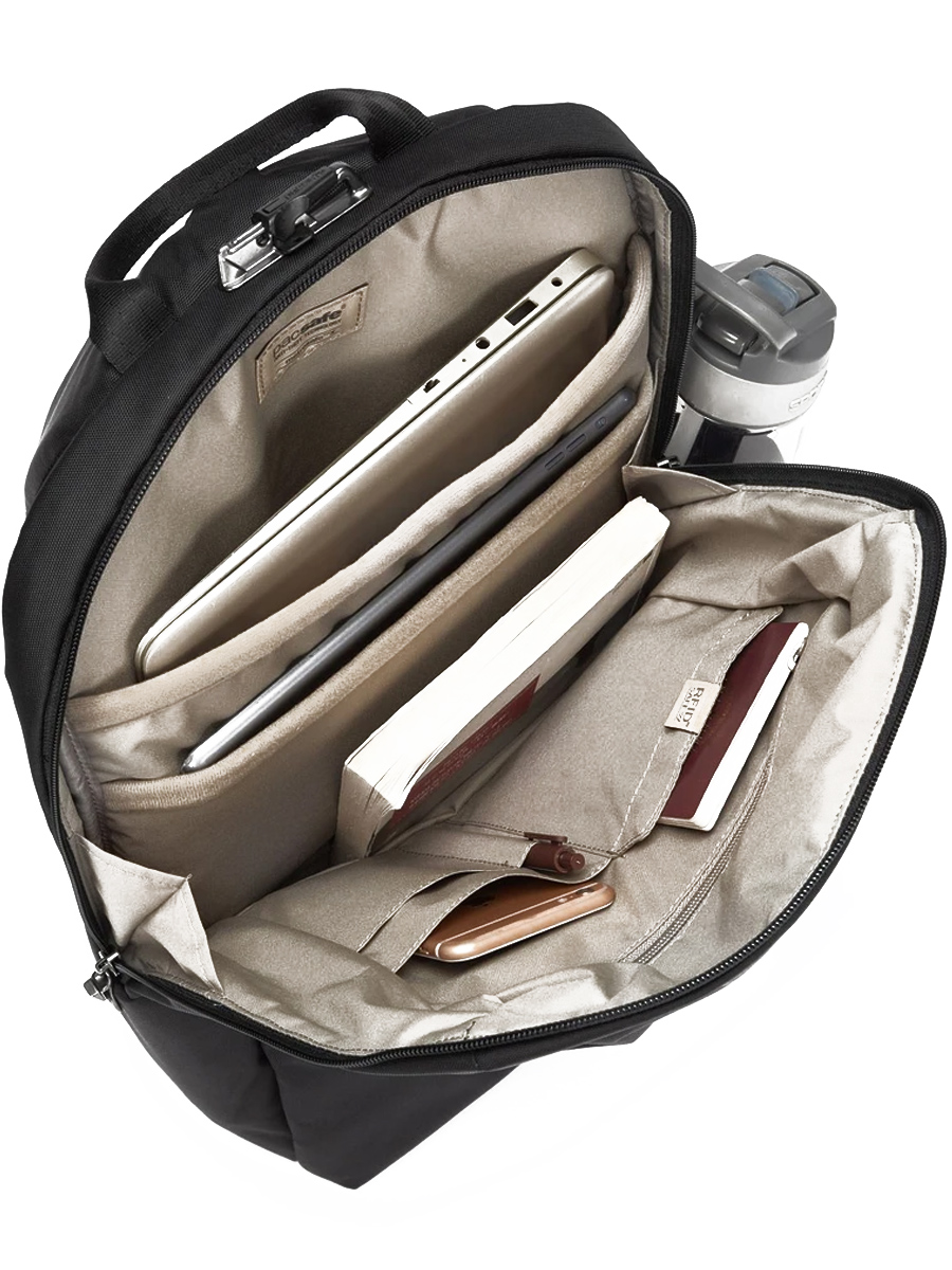 30640100 Рюкзак антивор X ECO Backpack 15 PacSafe Metrosafe  - Вид №3