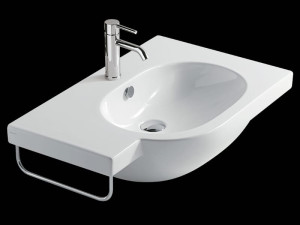 Керамическая подвесная раковина