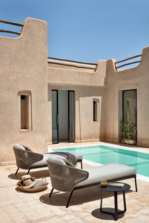 MNST321 Шезлонг лава бронза Manutti Radius - Вид №19