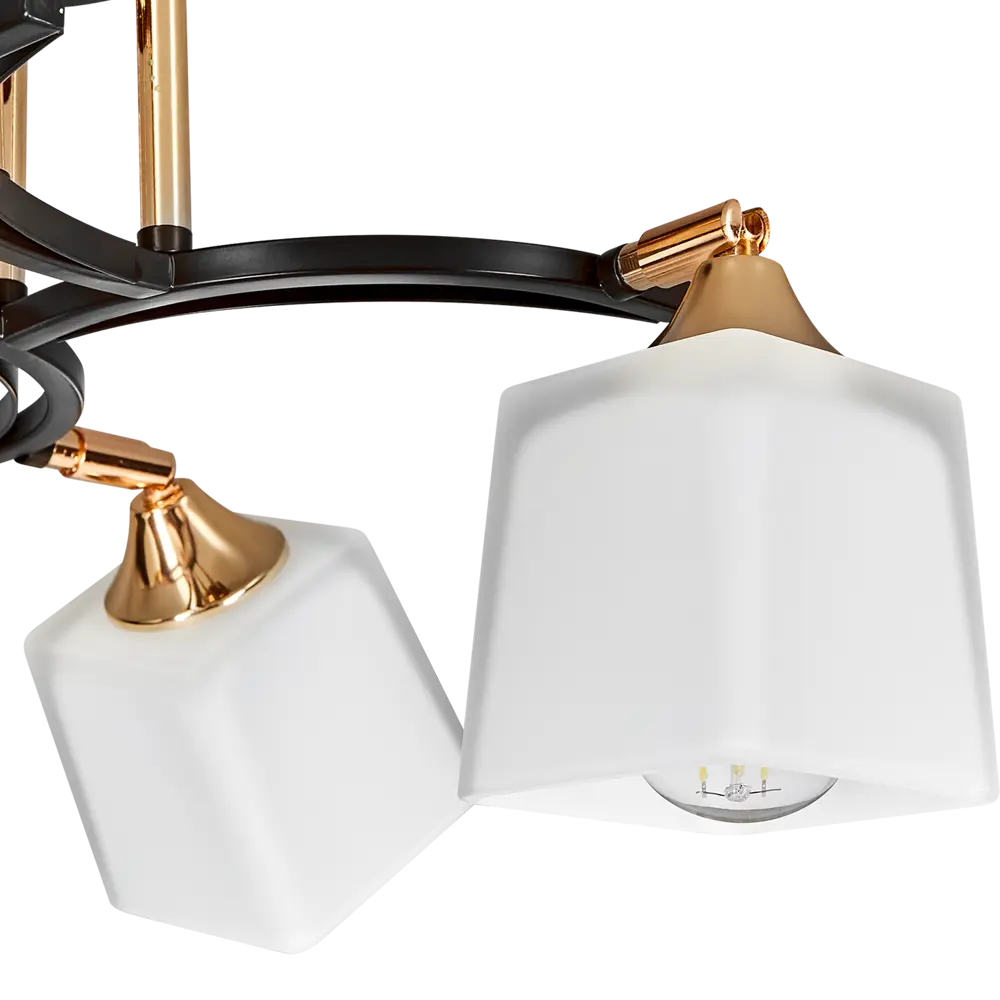 Люстра De City Тетро - современная потолочная с четырьмя стеклянными кубами 88038453 STLM-0922470 - Вид №7