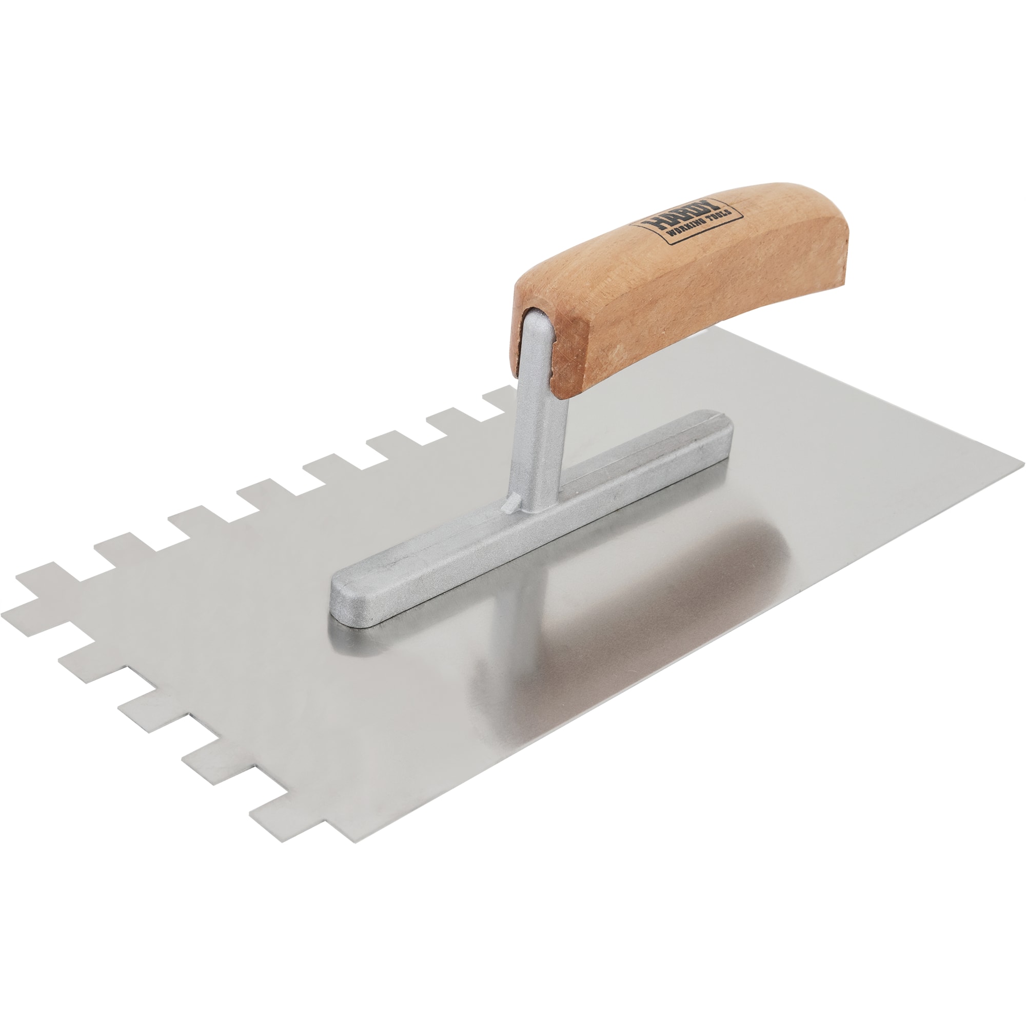 Гладилка с деревянной ручкой нержавеющая сталь 280х130 мм HARDY 83378066