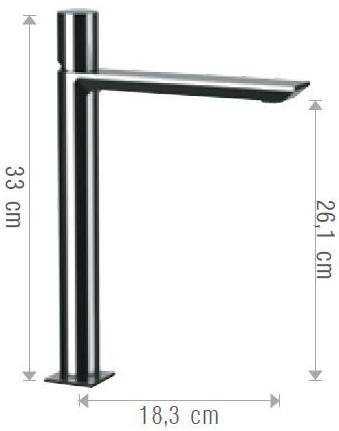 Rubinetterie Mariani Смеситель для умывальника, однорычажный 5th avenue 398/av5 - Вид №3