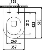FE320-11CP00E-0000+GR5003+GP9002.06 АКЦИЯ FREE Унитаз подвесной CAPPUCINO ГЛЯНЕЦ + Инсталляция + Кнопка Creavit Free - Вид №4