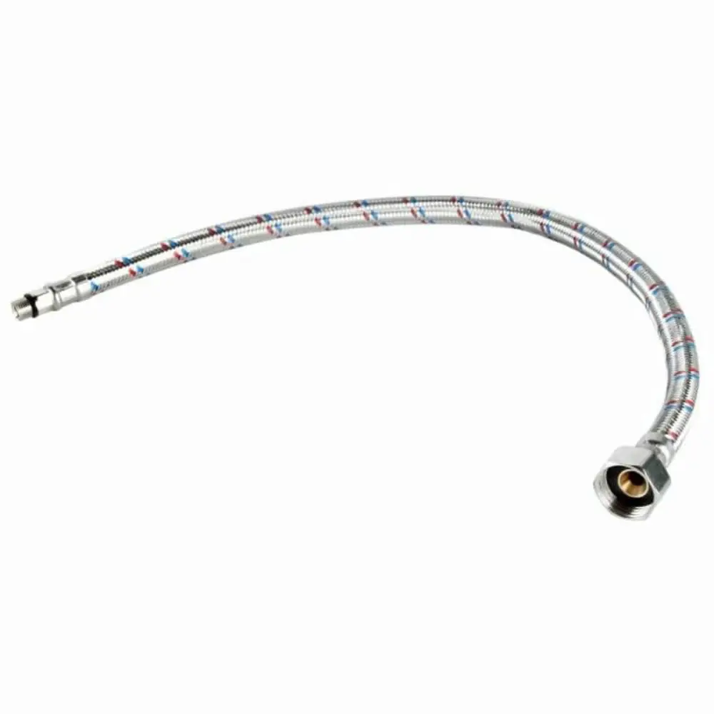 Гибкая подводка для смесителя Кит-Пром 1/2"xM10-18 гайка - штуцер 50 см 11005245 STLM-2184333  - Вид №2