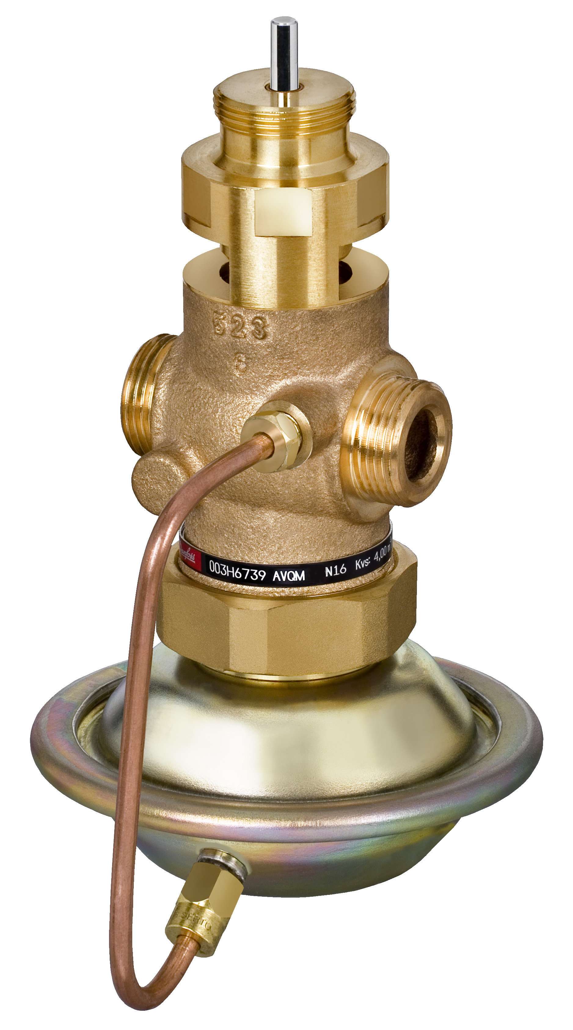 Danfoss Клапан регулирующий комбинированный AVQM с наружной резьбой или фланцевый Комб. р-рAVQM PN16 15/0,4//0,2/резьб. 003H6733  - Вид №17