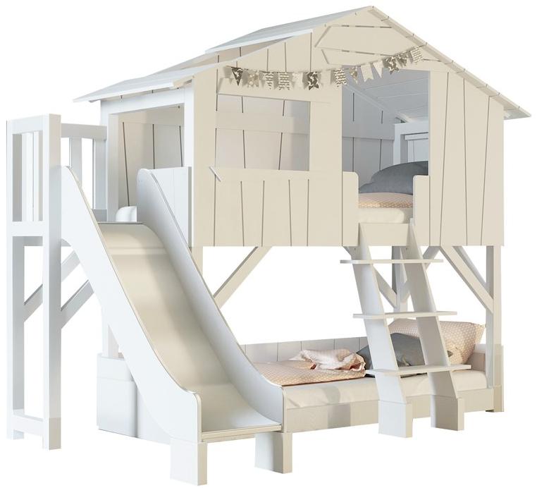 Mathy by Bols Двухъярусная кровать из мдф с горкой и платформой Lits creatifs sun-id-1449239 - Вид №1