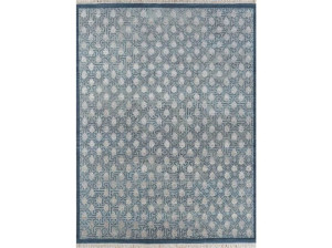 Прямоугольный шерстяной ковер ручной работы