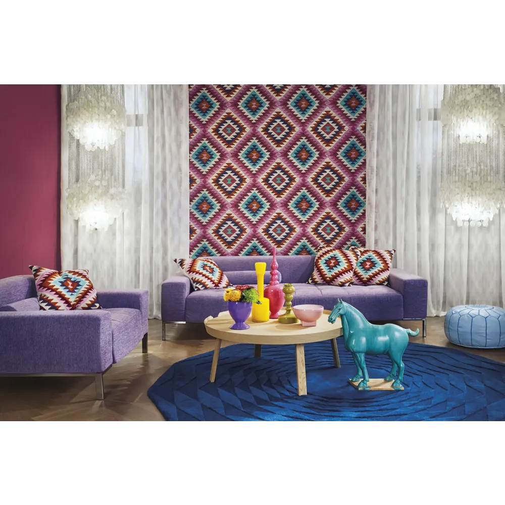 Обои флизелиновые Rasch Barbara Home Collection красные 0.53 м 527445 81969903 STLM-2179573 - Вид №5