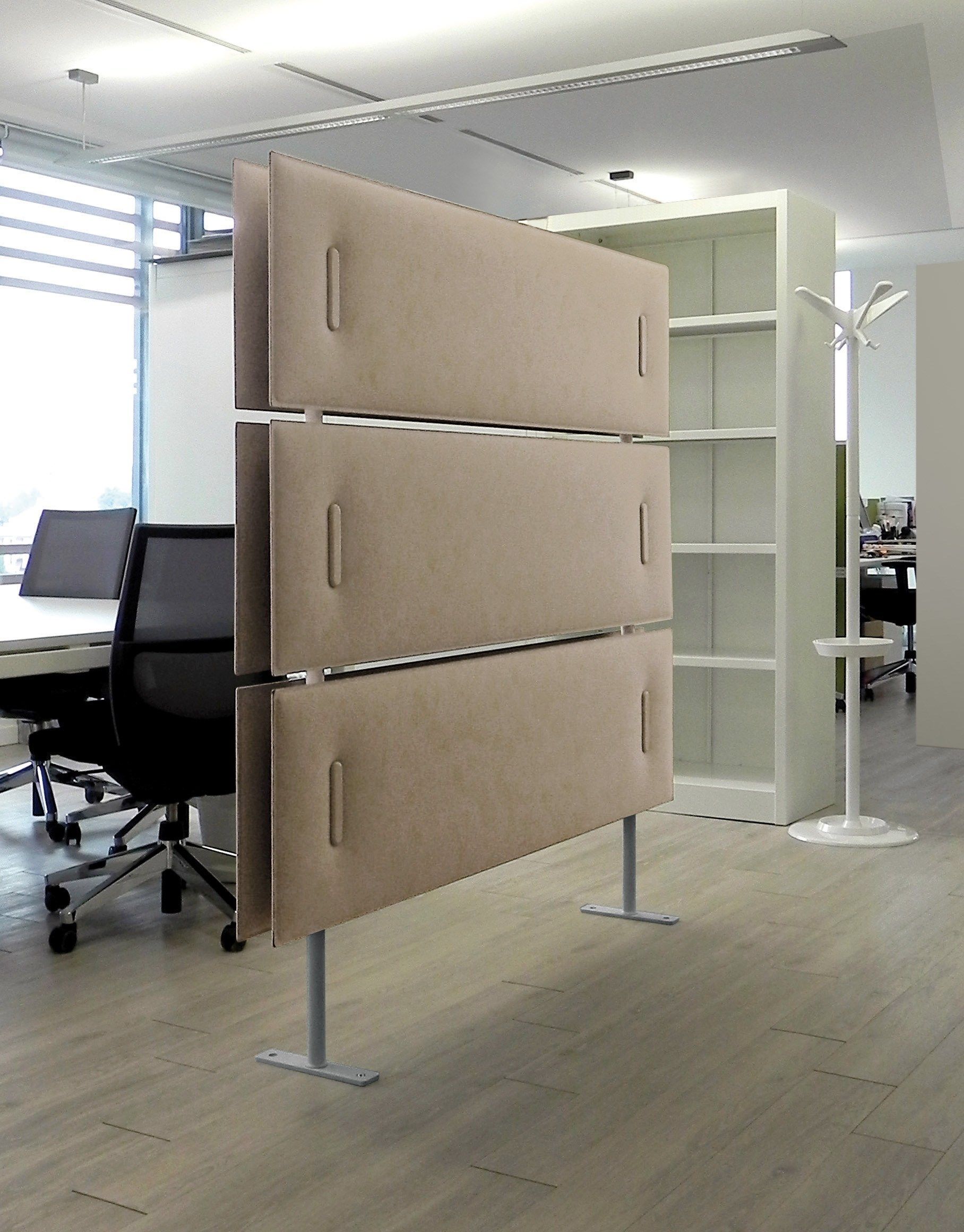 Звукопоглощающая офисная перегородка отдельно стоящая ткань Caimi Brevetti Snowsound Technology ARCH-00024906 - Вид №5