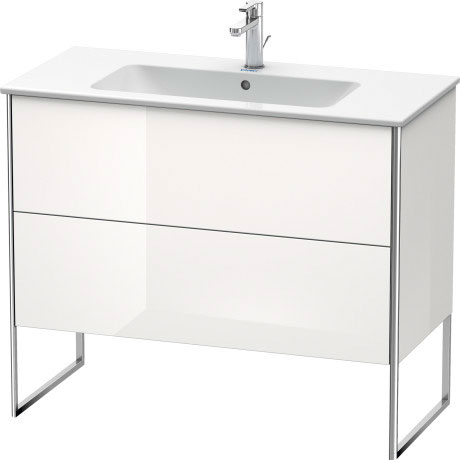 XS444704747 XSquare Тумбочка напольная Каменно-синий глянцевый лак Duravit - Вид №2