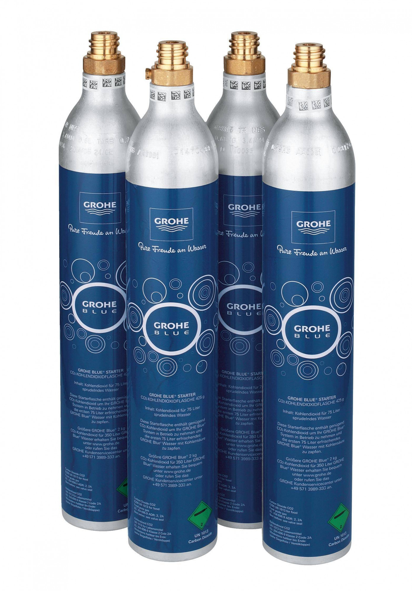 Сервисное обслуживание баллонов GROHE Blue (4 шт.), 425 г (40422000-REF)