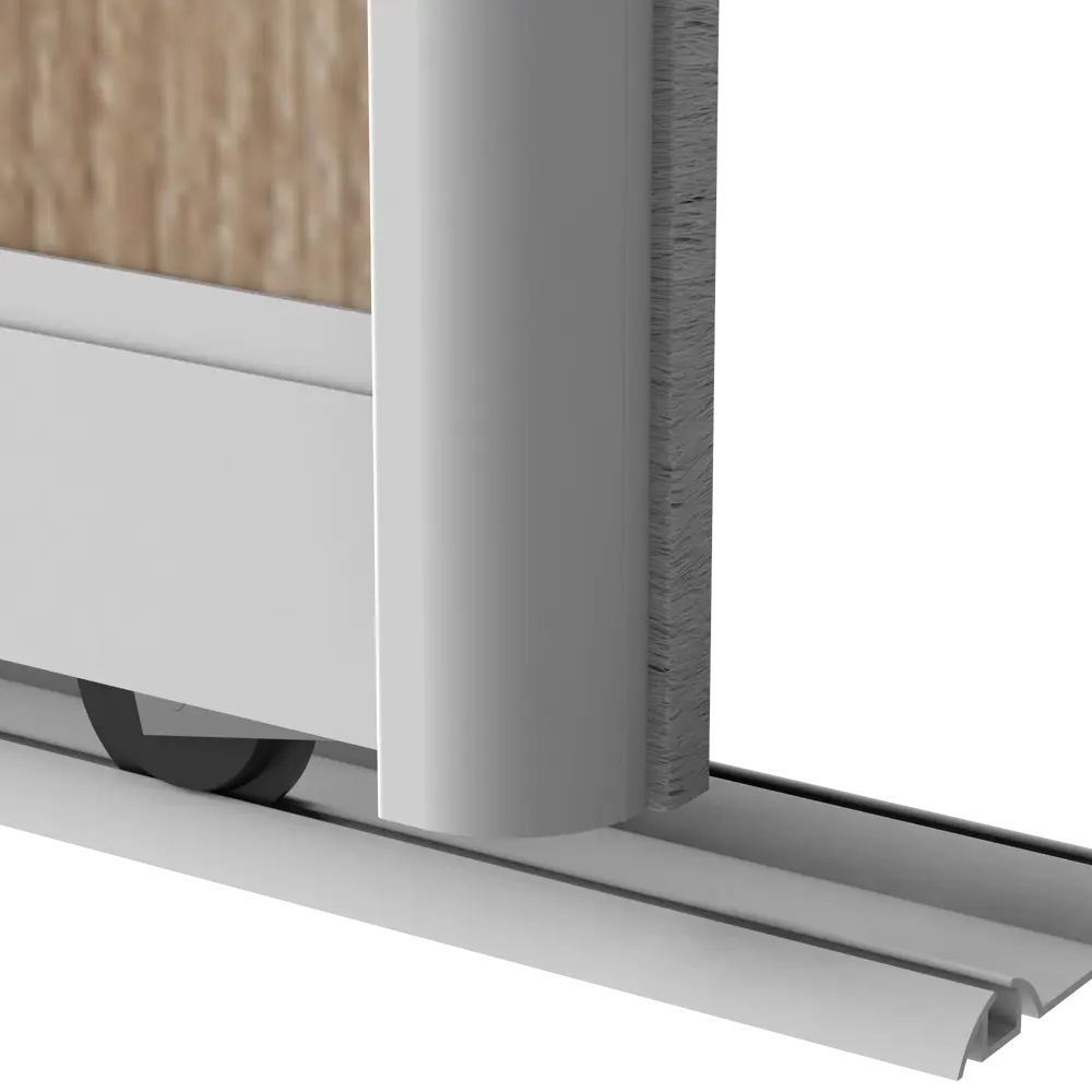 Дверь-купе KONSENSA 225.5x70.4 см МДФ цвет дуб сонома профиль матовое серебро STLM-2023944 - Вид №5