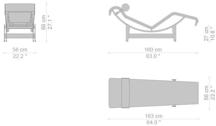 Cassina Шезлонг из пелле Lc sun-id-1452981 - Вид №4