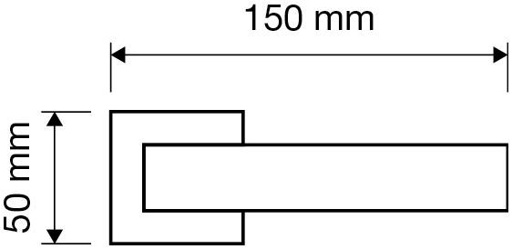 LINEA CALI' Ручка из хромированной латуни на розетке Zen wengé sun-id-1486521 - Вид №4