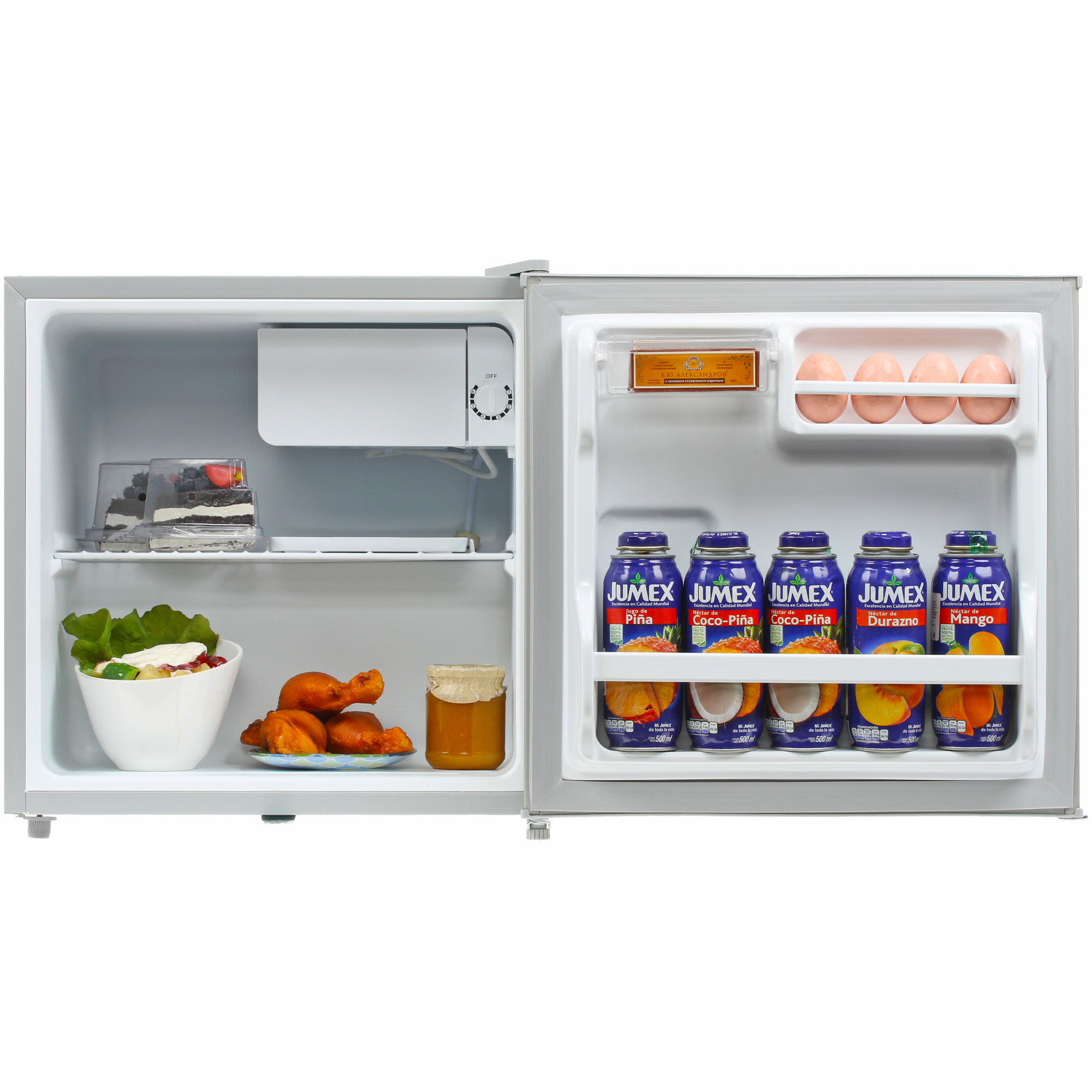 8116402 Холодильник компактный   Бирюса M50 серебристый STDN-0095042 - Вид №5