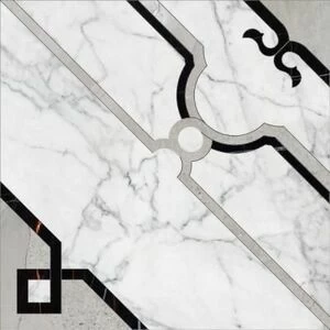 Панно K-1000/MR/d01 MARBLE TREND CARRARA D01-CUT MR 60х60