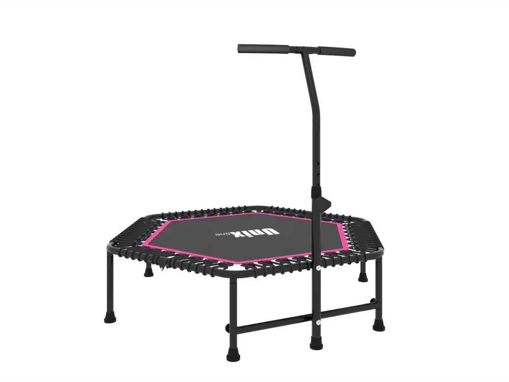 91248165 Батут без защитной сетки Unix line fitness 125 см 124 см розовый STLM-0964987