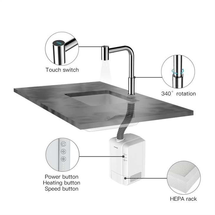 Коснитесь сушилки для рук AIKE AK7171_632  - Вид №5